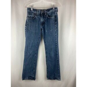 Gap Denim Men's Jeans Size 28x30 Boot Cut Medium-Dark Wash Cotton Cowboy Work